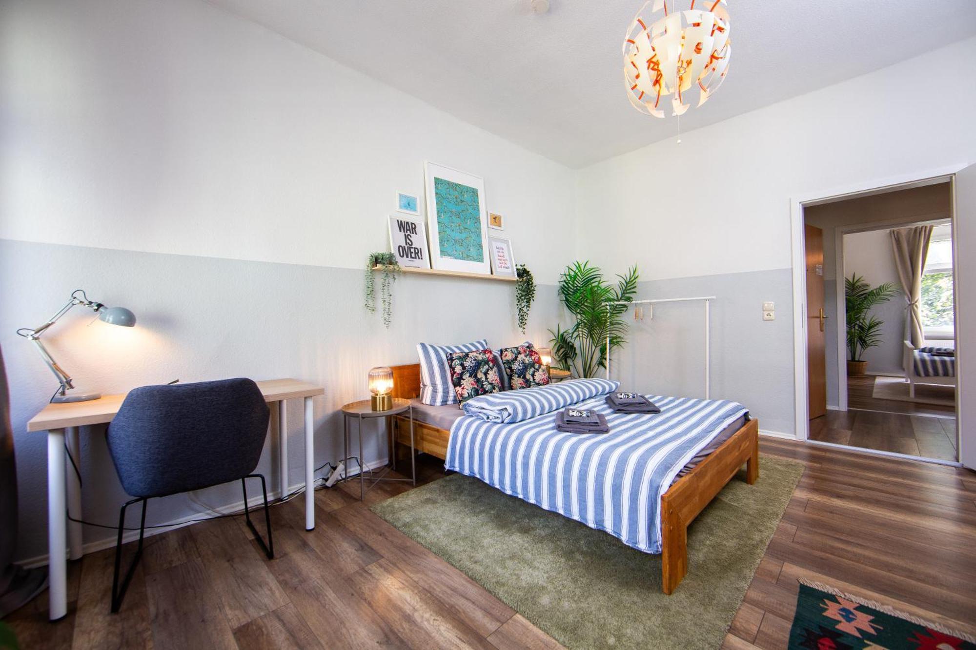 Grossraum-Apartments Mit 2Sz, Wz, Kueche, Smart-Tv, Parken, Etc Erfurt Pokoj fotografie