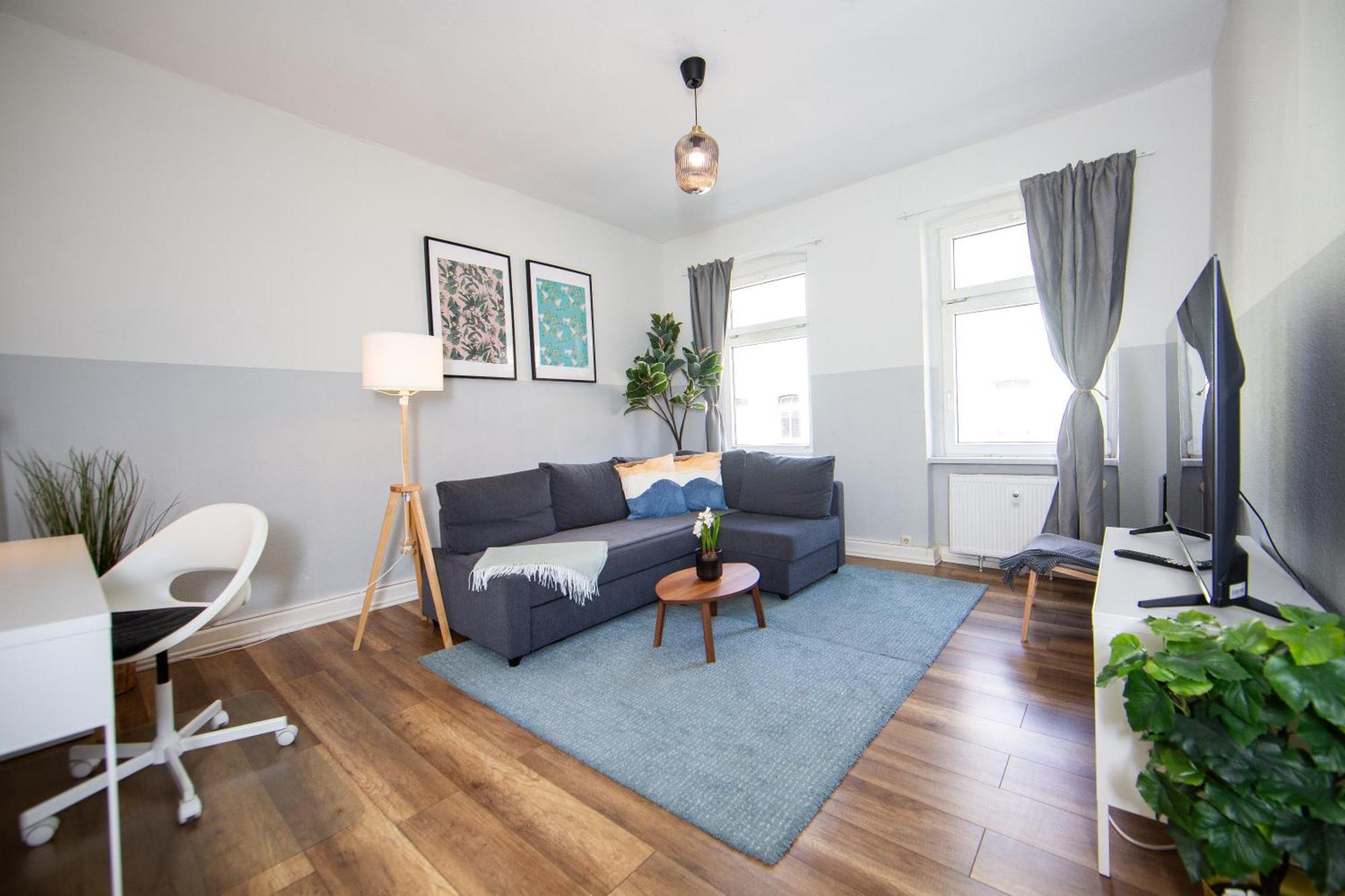 Grossraum-Apartments Mit 2Sz, Wz, Kueche, Smart-Tv, Parken, Etc Erfurt Pokoj fotografie